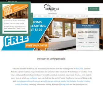 Sunriver-Resort.com(A Luxury Oregon Getaway & Vacation Rentals In Bend Oregon) Screenshot