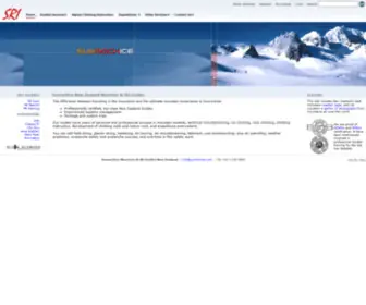 Sunrockice.com(With our experienced mountain guides we offer guided mountaineering) Screenshot