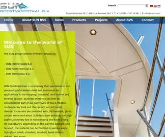 Sunrvs.com(De homepage) Screenshot