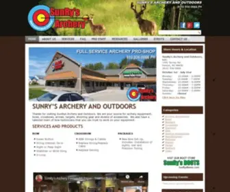 Sunrysarchery.com(SUNRY'S ARCHERY and Outdoors) Screenshot