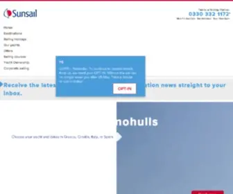 Sunsail.co.uk(Yacht Charter & Sailing Holidays) Screenshot