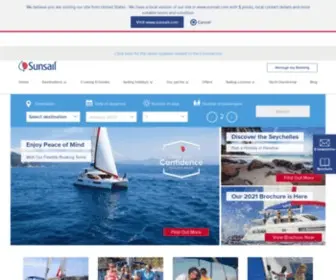 Sunsail.co.za(Yacht Charter & Sailing Holidays) Screenshot