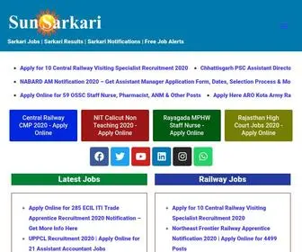 Sunsarkari.com(Sarkari job khabri) Screenshot