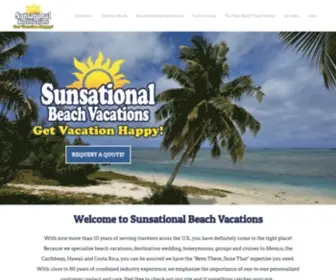 Sunsationalbeachvacations.com(Sunsational Beach Vacations) Screenshot