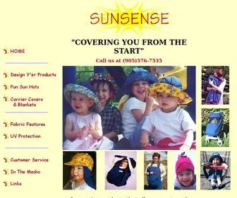 Sunsense.net(Kids sun protective products) Screenshot