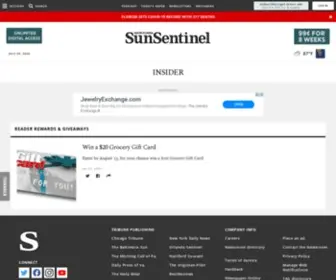 Sunsentinelinsider.com(Sun Sentinel) Screenshot