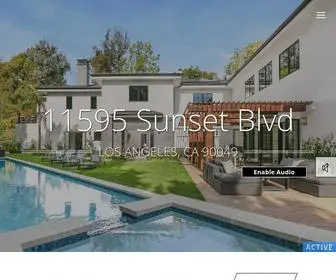 Sunsetblvdestate.com(11595 Sunset Blvd) Screenshot