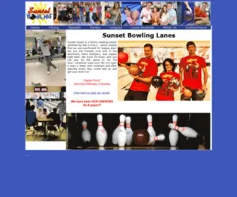 Sunsetbowlinglanes.com(Sunset Bowling Lanes) Screenshot