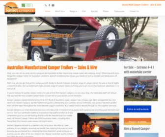 Sunsetcampertrailers.com.au(Sunset Campers) Screenshot