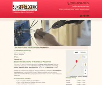 Sunsetelectricnw.net(Sunset Electric Northwest) Screenshot