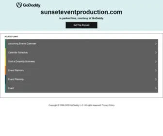 Sunseteventproduction.com(Sunset Event Production) Screenshot