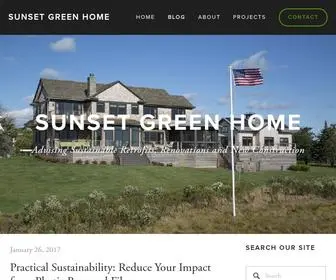 Sunsetgreenhome.com(Sunset Green Home) Screenshot