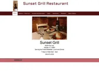 Sunsetgrillsanibel.com(Sunset Grill Restaurant) Screenshot