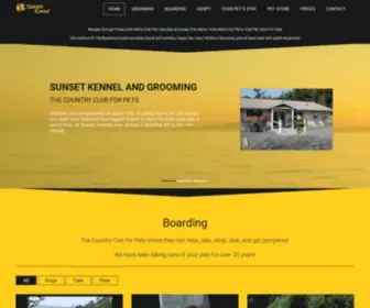 Sunsetkennel.com(Sunset Kennel & Grooming) Screenshot