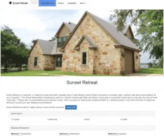 Sunsetonwhitney.com(Sunset Retreat) Screenshot