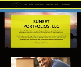 Sunsetportfolios.com(Sunset Portfolios) Screenshot