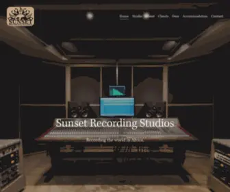 Sunsetrecording.com(Sunset Recording Studios) Screenshot