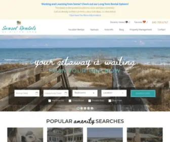 Sunsetrentals.com(Hilton Head) Screenshot