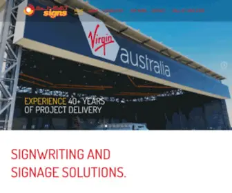 Sunsetsigns.com.au(Brisbane Signwriting and Signage Solutions) Screenshot