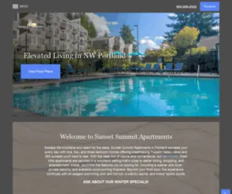 Sunsetsummitapts.com(Apartments for Rent in Portland) Screenshot