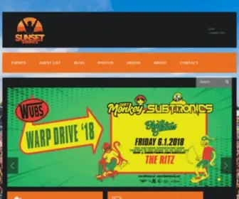 Sunsettampa.com(Tampa Florida Dance Music Events and Festivals by Sunset Events Sunset Events) Screenshot