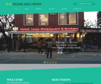 Sunshadesolutions.in(Sun Shade Solutions) Screenshot