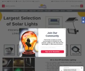 Sunsharesolar.com.au(Solar Lights High Quality Long Lasting) Screenshot