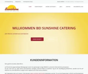 Sunshine-Catering.de(Willkommen auf der Startseite) Screenshot