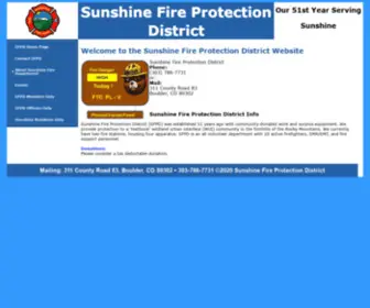 Sunshine-FPD.org(SFPD) Screenshot