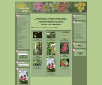 Sunshine-Seeds.de(Exotische Samen & Pflanzen aller Kontinente) Screenshot