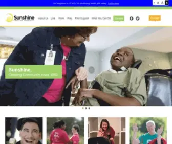 Sunshine.org(Developmental Disabilities Services in Maumee Ohio) Screenshot