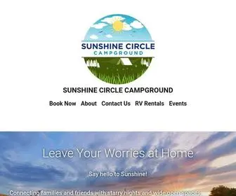 Sunshinecirclecampground.com(Sunshine Circle Campground and RV Park) Screenshot