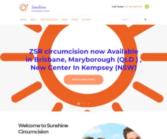 Sunshinecircumcisioncentre.com.au(Sunshine Circumcision Centre) Screenshot