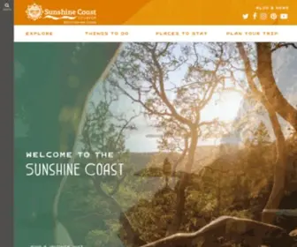 Sunshinecoastcanada.com(Sunshine Coast Tourism) Screenshot