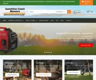 Sunshinecoastmowers.com.au(Sunshine Coast Mowers) Screenshot