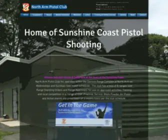 Sunshinecoastpistol.com(North Arm Pistol Club) Screenshot