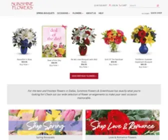 Sunshineflowersandgreenhouse.com(Dallas Florist) Screenshot