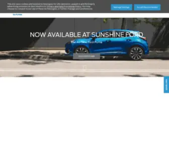 Sunshineford.com.au Screenshot