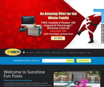 Sunshinefunpools.com(Sunshine Fun Pools) Screenshot