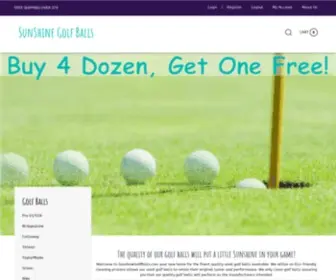 Sunshinegolfballs.com(Lostgolfballs) Screenshot