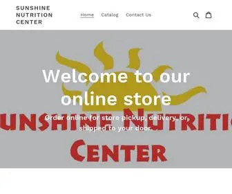 Sunshinehealthy.com(Sunshine Nutrition Center) Screenshot