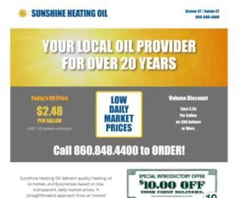 Sunshineheatingoil.com(Sunshineheatingoil) Screenshot