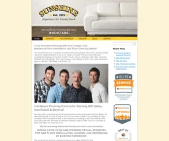 Sunshinemarin.com(Flooring Installation) Screenshot