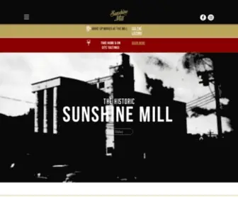 Sunshinemill.com(Sunshine Mill Artisan Plaza and Winery) Screenshot
