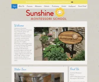 Sunshinemontessori.net(Sunshine Montessori School) Screenshot