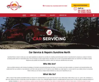 Sunshinemotors.com.au(Sunshine Motors) Screenshot