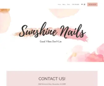 Sunshinenailsva.com(Nail) Screenshot