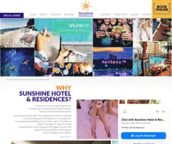 Sunshinepattaya.com(Sunshine Hotel and Residences) Screenshot