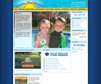 Sunshinepoolcompany.com(Swimming Pool Covers) Screenshot