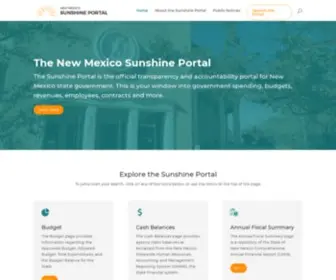 Sunshineportalnm.com(New Mexico Sunshine Portal) Screenshot